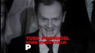 Tusk podniósł Polakom wiek emerytalny [upl. by Chilcote]