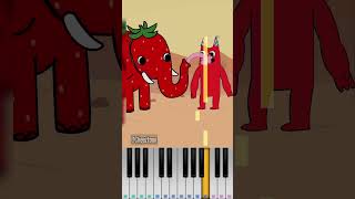 Banana Cat and Strawberry Elephant in a Dream Cheeztoon  Piano Tutorial [upl. by Hsak976]