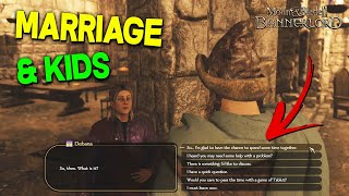 Getting Married amp Perks to Marriage and Kids Simple Guide  Mount amp Blade II Bannerlord [upl. by Suh]