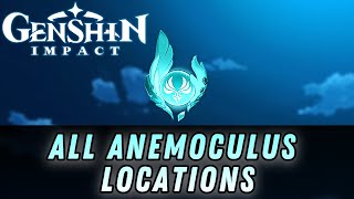 All ANEMOCULUS Locations  Mondstadt   Guide w Timestamps  GENSHIN IMPACT [upl. by Hattie439]