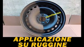 RS NERO E GRIGIO APPLICAZIONE SU RUGGINE E VERNICE [upl. by Narad]