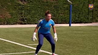 FC Barcelona femení primer entrenament de pretemporada 201617 [upl. by Anilad]