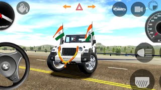 Dollar Song modified Mahendra white Thar।।😈Video Game।।Indian Car Simulator 3D Android gameplay 7 [upl. by Raddi]