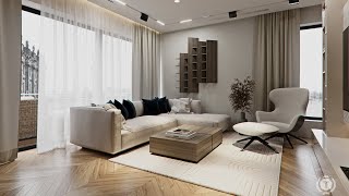 Minimalist interior design  TOLICCI  INTERIORS [upl. by Kristo14]