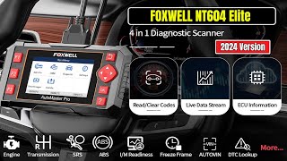 2024 FOXWELL NT604 Elite OBD2 Scanner Review  A MustHave for DIYers [upl. by Nort315]