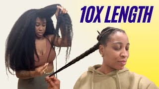 Using Indigenous Strandz Secret to 10X My Length Retention [upl. by Abdella119]