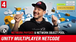 How To Make A Game With Unity Multiplayer Netcode  Network Physics And Network Object Pooling [upl. by Seys]