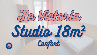 GESTETUD Résidence étudiante Le Victoria visite virtuelle Studio 18 m² confort [upl. by Dix299]