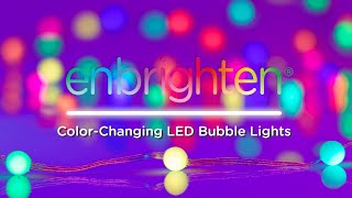 82984 Enbrighten ColorChanging LED Bubble Lights  Overview [upl. by Enrique]