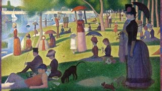 Georges Seurat Brief biography and artwork Great for kids and esl [upl. by Castle]