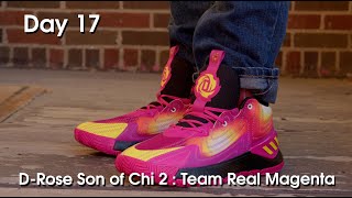 D Rose Son of Chi 2 Team Real Magenta Review [upl. by Stafani695]