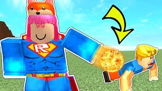 Roblox GAINING SUPER POWERS CHALLENGE [upl. by Aguie]