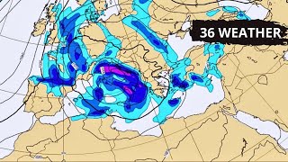 ΚΑΙΡΟΣ  20 Δεκεμβρίου 2024  Μοντέλο ECMWF  Υετός  βροχές καταιγίδες  Στην Ευρώπη [upl. by Nyluqcaj206]