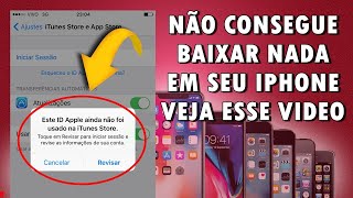 ESTE ID APPLE AINDA NÃO FOI USADO NO ITUNES STORE  REVISAR [upl. by Anirbus279]