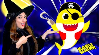 🎃Halloween Baby Shark Finger Family  More Halloween Videos  High Five [upl. by Ahsilet]