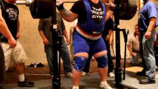 Kyle Milnes  775 raw squat at 2010 USAPL Hudson Natural Open [upl. by Innor]