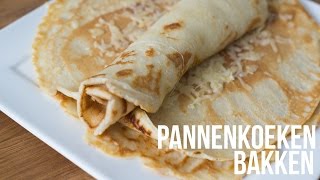 HOW TO Pannenkoeken bakken  OhMyFoodness [upl. by Atikram720]