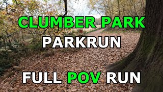 Clumber Park Parkrun FULL POV RUN 16112024 [upl. by Isborne]