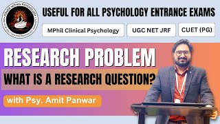 Research Problem in Research Methodology  Introduction to Research II  UGC NET JRF  CUET  MPhil [upl. by Asle485]