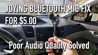 Joying Bluetooth Microphone Upgrade  Fix The Poor Low Audio For 5 Bucks [upl. by Mcadams]