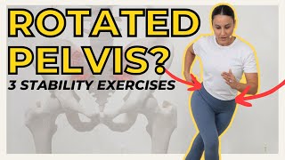 3 Stability Exercises for Rotated Pelvis [upl. by Bonne]