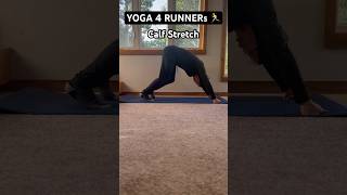 YOGA for RUNNERs 🏃 Calf Stretch right and left [upl. by Lyrac465]