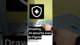 How to Draw AI Security Icon in Figma  figmatutorial [upl. by Jobyna]