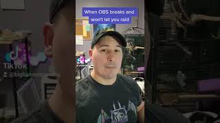 When OBS breaks during a raid twitch stream [upl. by Laynad]