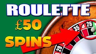 Bookies Roulette £50 Spins [upl. by Evonne]