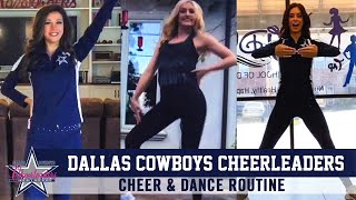 Learn Cheer amp Dance Routine From Dallas Cowboys Cheerleaders  Dallas Cowboys 2020 [upl. by Rider740]