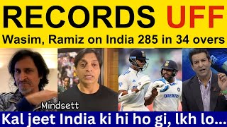 Ramiz Raja Shoaib Akhtar on India batting today vs BAN 2nd Test  Pakistani Reaction Wasim Akram [upl. by Justis]