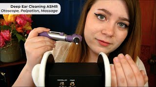 Deeply Cleaning Your Ears Inside amp Out Ear Palpation Otoscope Massage 💤 ASMR Soft Spoken RP [upl. by Ahsrop]