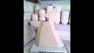 Making a slab built sculptural quotjugquottime lapse [upl. by Cloris]