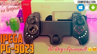 EXCELENTE EL MEJOR GAMEPAD PARA ANDROIDiOSPCTV BOX  iPEGA PG9023 Análisis en ESPAÑOL [upl. by Abita496]