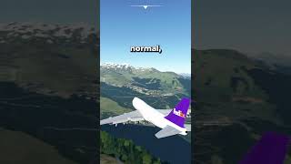 Se Poser à Courchevel Avec Un Boeing 747 747 aviation [upl. by Anilet]