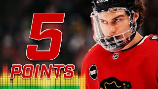 Listen in as Connor Bedard dominates the night with a 5point game 🎙️🚨 [upl. by Attelrahs]