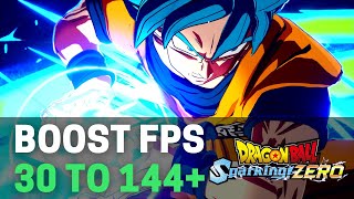 BEST PC Settings for DRAGON BALL Sparking ZERO Unlock FPS amp Visibility [upl. by Goodkin]