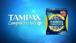 How to Use Tampons TAMPAX Compak Pearl Using the Applicator [upl. by Adaminah]