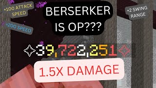 TESTING OUT THE BUFFED BERSERKER  Hypixel Skyblock [upl. by Akinod]