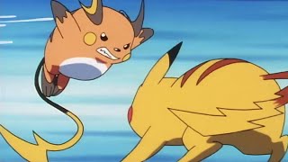 ¡Pikachu vs Raichu  Pokémon Liga Añil  Clip oficial [upl. by Odell]