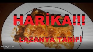 LAZANYA TARİFİ  NEFİS LAZANYA NASIL YAPILIR [upl. by Perri]