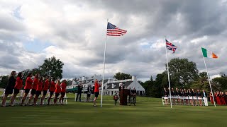 2022 Curtis Cup Match FlagRaising Ceremony [upl. by Azirb]