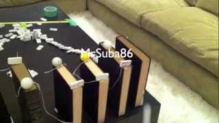 Cool domino trackRube Goldberg Machine 2 [upl. by Gorrono421]