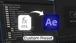 Make preset in after effect  Adobe After Effect Turorial 2024 [upl. by Ainnat]