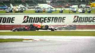 F1 2008 British GP Highlights [upl. by Mcmahon]