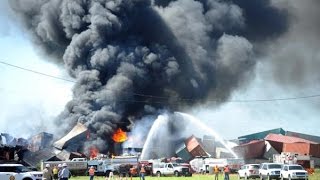 BNSF Amarillo Train Wreckage 2016 [upl. by Inge]