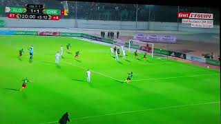 BARRAGE MONDIAL QATAR 2022  MATCH CAMEROUNALGERIE  LE BUT DE LA VICTOIRE [upl. by Stickney]