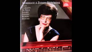 Zuzana Růžičková JSBach Concerto for Harpsichord No9 in G major BWV 980 Complete [upl. by Ttebroc]