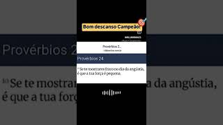 Se te mostrares fraco no dia da angústia é que a tua força é pequena  4 de novembro de 2024 [upl. by Asilav]