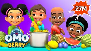 Time For Lunch  OmoBerry  Healthy Habits Song For Kids  Kids Videos For Kids  English Songs [upl. by Yatnod]